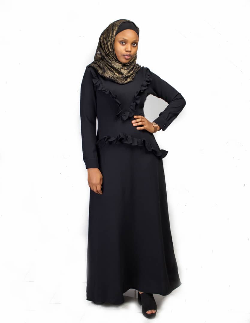 Black Amazing Frill Dress